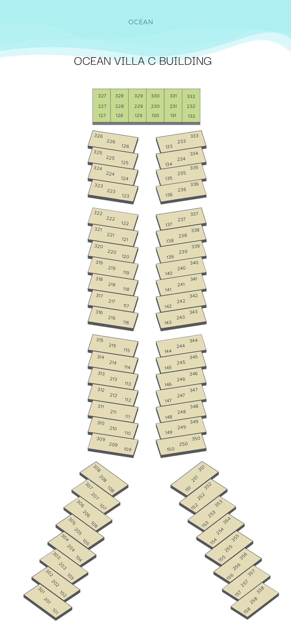 Ocean Villas C – building plan
