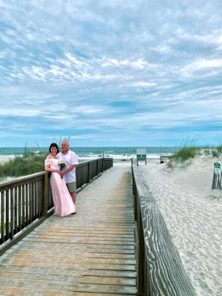 couple at wedding