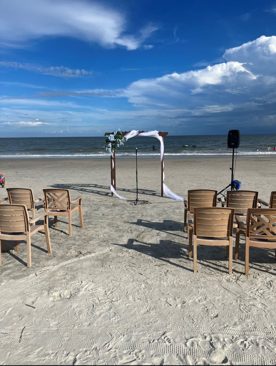 beach ceremony