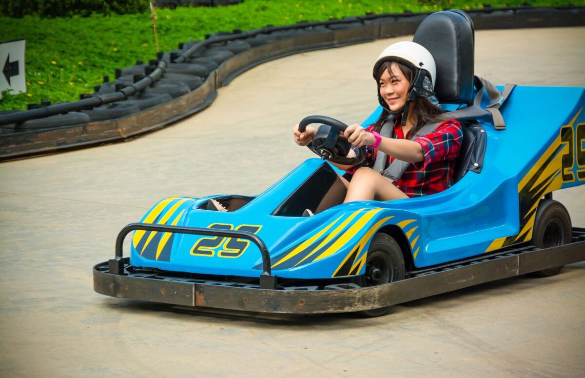 Gokart on track