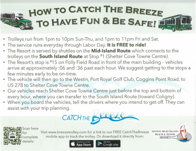 catch the breeze trolley flyer