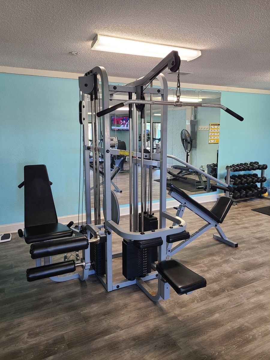 interior of fitness center